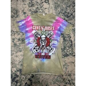 2021 GUNS N' ROSES "We're F'N' Back!" Concert Tour Sz Small Shirt SLASH AXL ROSE